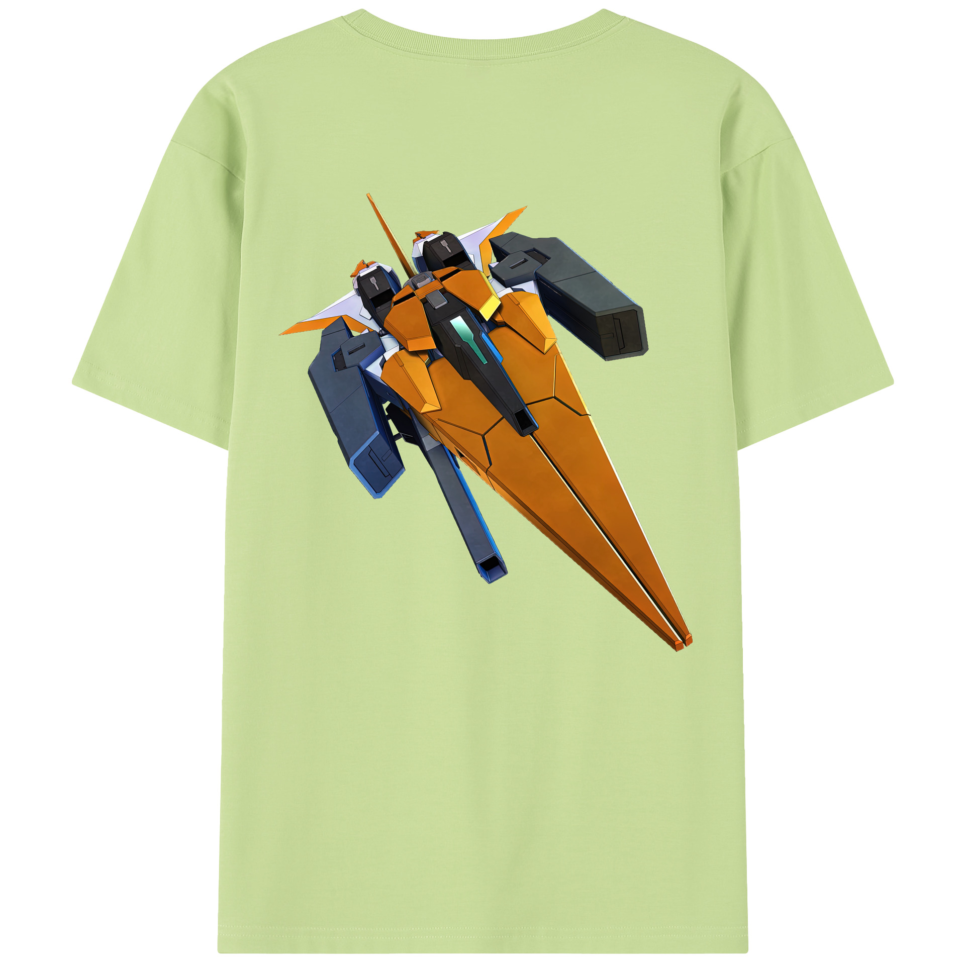 （画像用） 機動戦士ガンダム Mobile Suit Gundam 綿100％半袖Tシャツ（背面プリント）
